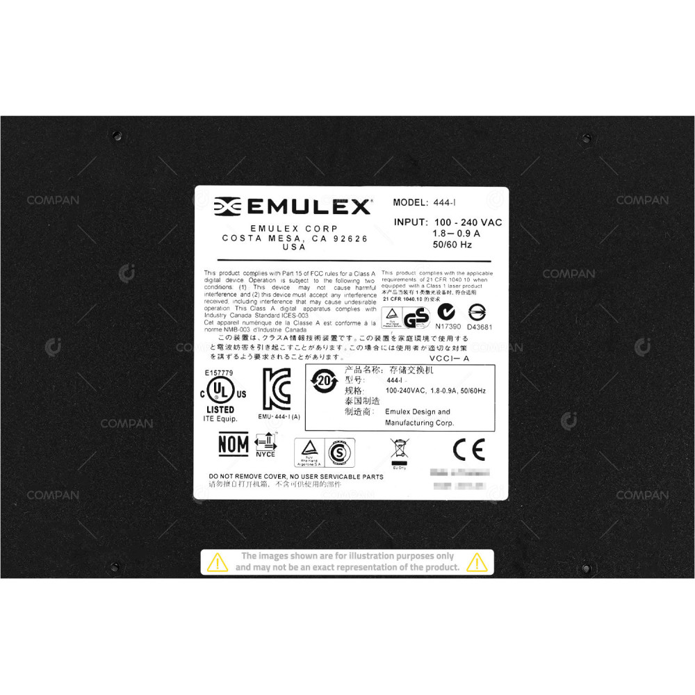 IBM EMULEX 20 PORT 8GB FIBRE CHANNEL SWITCH 444-I