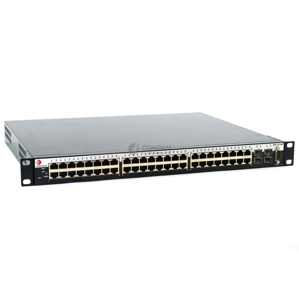 B3G124-48P / ENTERASYS SECURESTACK B3 48-PORT  ETHERNET SWITCH 4-PORT 1GB SFP