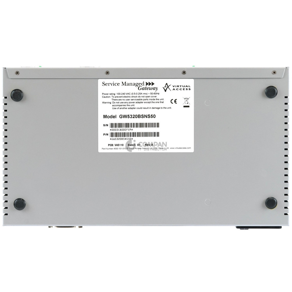 GW5000 / VIRTUAL ACCESS GW5000 SERIES 4-PORT ETHERNET SERVICE MANAGED GATEWAY