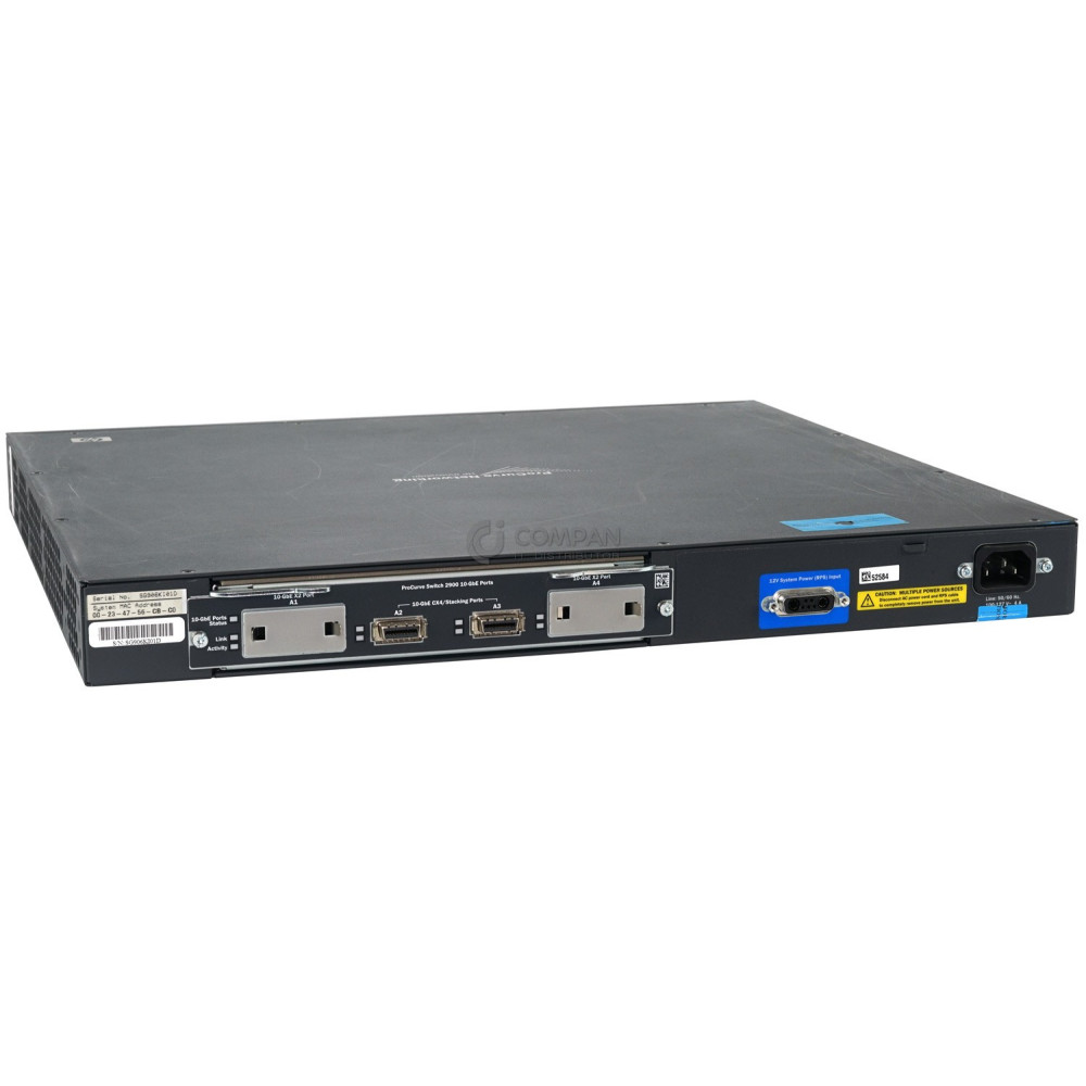 J9049A / HP 2900-24G 24-PORT 1GB RJ-45 4-PORT 1GB SFP 2-PORT 10GB XFP SWITCH