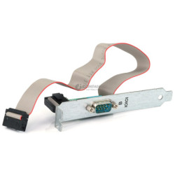 383033-001 HP 2ND 9-PIN SERIAL PORT PANEL CARD WITH CABLE FOR HP COMPAQ DC5700 DC7700 DC7900 HP WORKSTATION Z200 Z400 Z600 012712-001, 012711-001, 012712-001, 385985-001