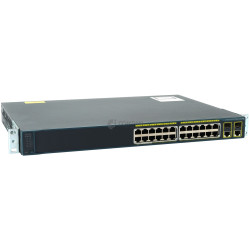 CISCO WS-C2960+24TC-L CATALYST 2960 24-PORT 100MB 2 PORT 1GB SFP SWITCH