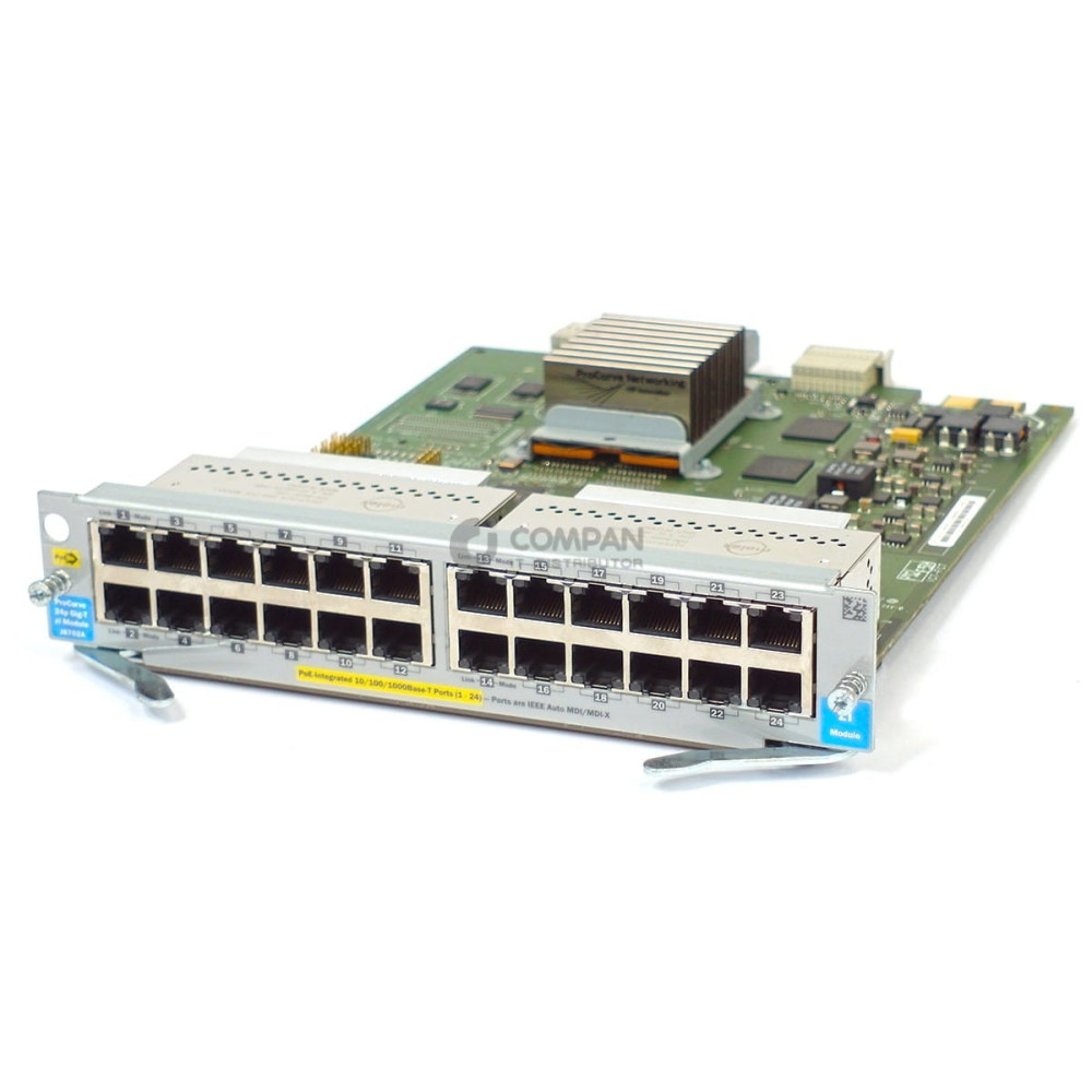 HP PROCURVE 5400ZL 24PORT 10/100/1000 POE BASE-T GIGABIT MODULE J8702A