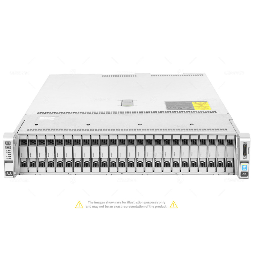CISCO UCSC C240 M4SX 24SFF 2x Xeon E5-2699 V4 512GB RAM 2x 960GB 6G SATA SSD