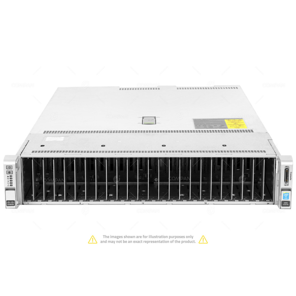 CISCO UCSC C240 M4SX 26SFF 2x Xeon E5-2680 V4 512GB RAM 16x 960GB SSD