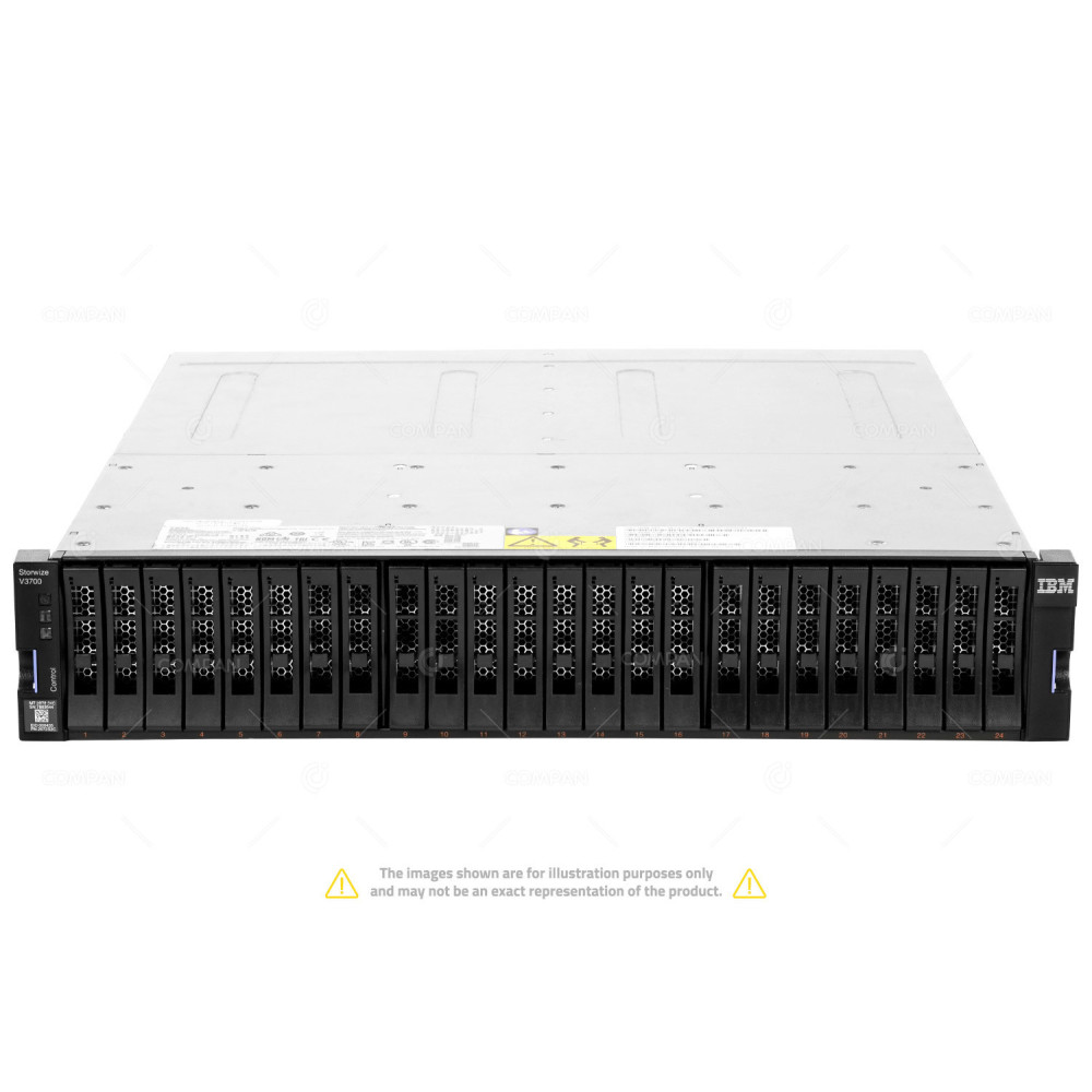 2072-24C / IBM STORWIZE V3700 G1 24BAY SFF DUAL CONTROLLER ENCLOSURE