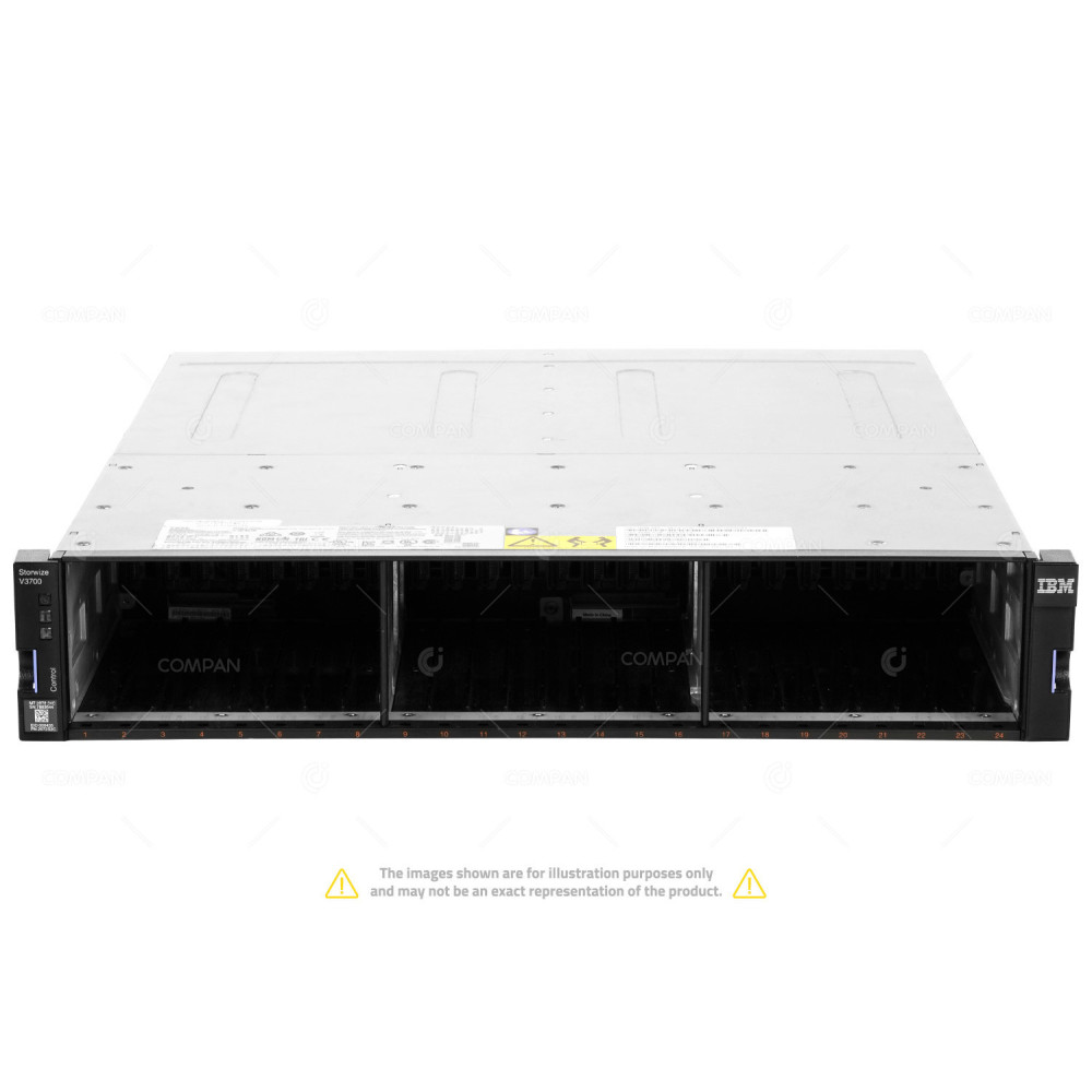 2072-24C / IBM STORWIZE V3700 G1 24BAY SFF DUAL CONTROLLER ENCLOSURE