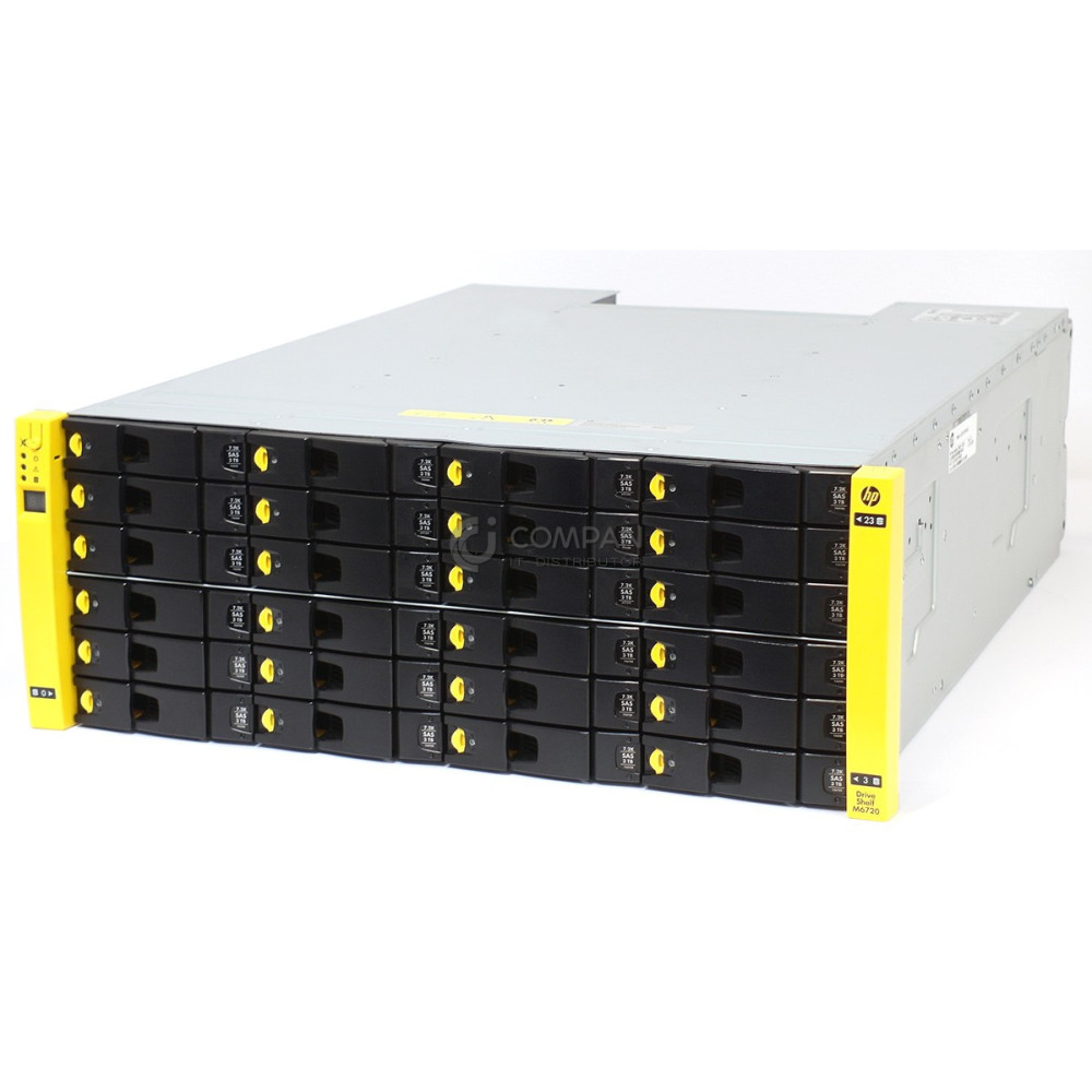 QR491A HP 3PAR STORESERV M6720 4U SAS 24-BAY LFF EXPANSION ENCLOSURE