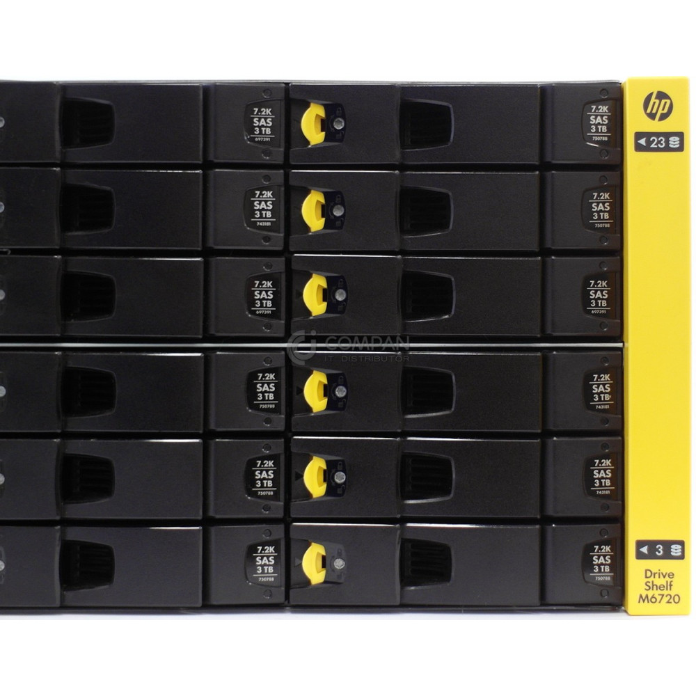 QR491A / HP 3PAR STORESERV M6720 4U SAS 24-BAY LFF EXPANSION ENCLOSURE