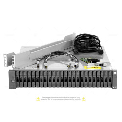NetApp DS224C No controller 16x 900GB HDD Rails