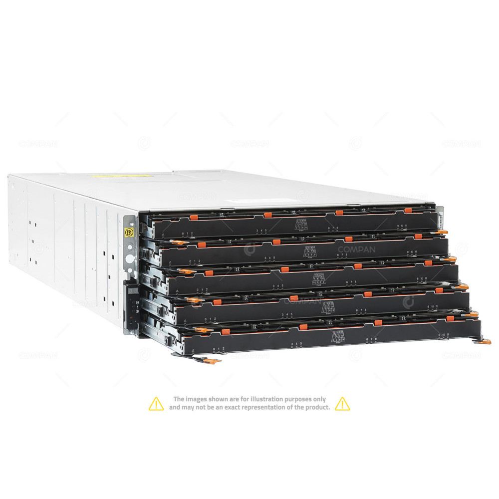 NetApp DS460C No controller 2x X66030A SFF-8644 Cable 12x 8TB SAS HDD Rails