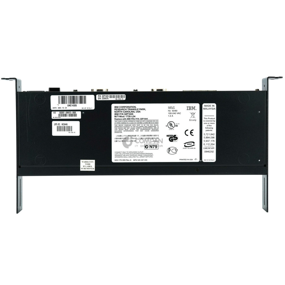 1735-L04 IBM LOCAL CONSOLE MANAGER KVM 4-PORT SWITCH