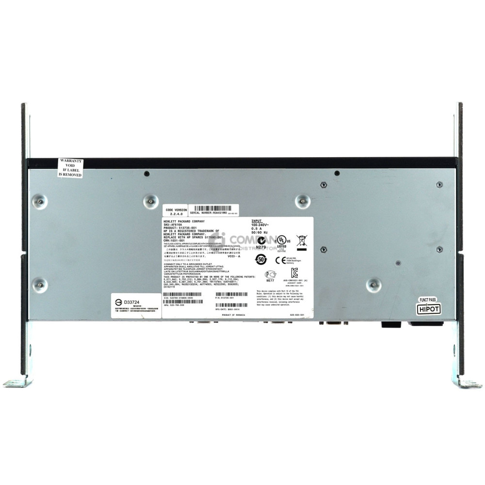 513735-001 HP 8-PORT KVM SWITCH