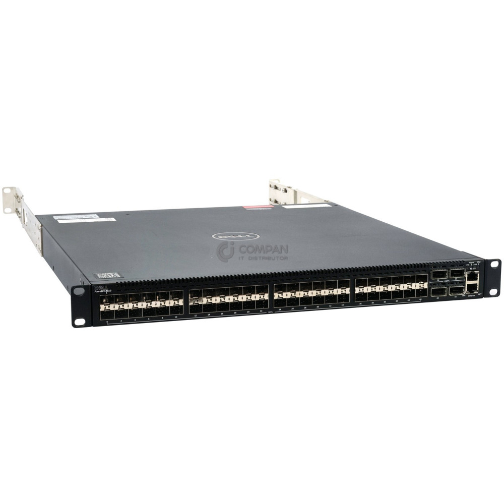 S4810P-AC DELL FORCE10 S4810P-AC 48 PORT 10GBE SFP+ / 4 PORT 40GB QSFP SWITCH HW31V