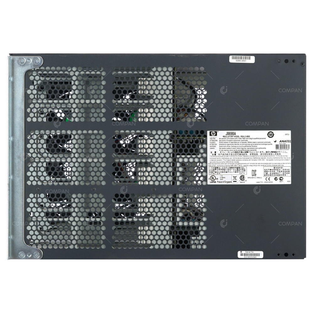 J8698A HP PROCURVE 5412ZL INTELLIGENT EDGE 12 OPEN MODULE SLOTS 4 POWER SUPPLY SLOTS SWITCH CHASSIS 5412ZL