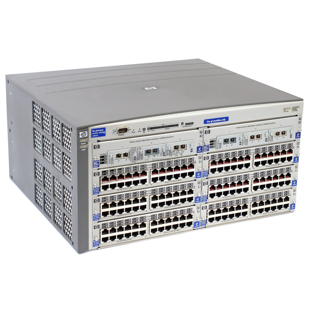 J4865A HP PROCURVE 4108GL 8SLOT SWITCH CHASSIS 4108GL