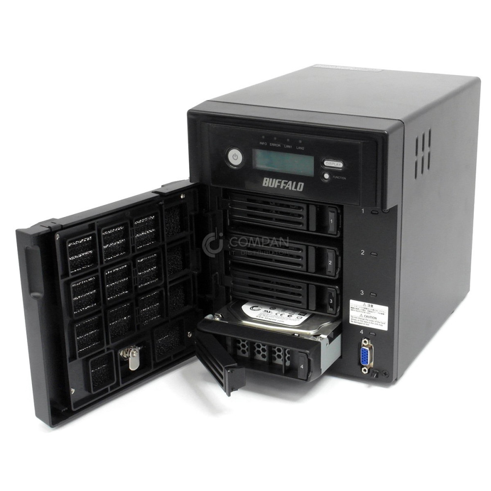 TS5400 BUFFALO TERASTATION 5400 4 BAY LFF SATA NAS SERVER 8TB TS5400D0804-EU