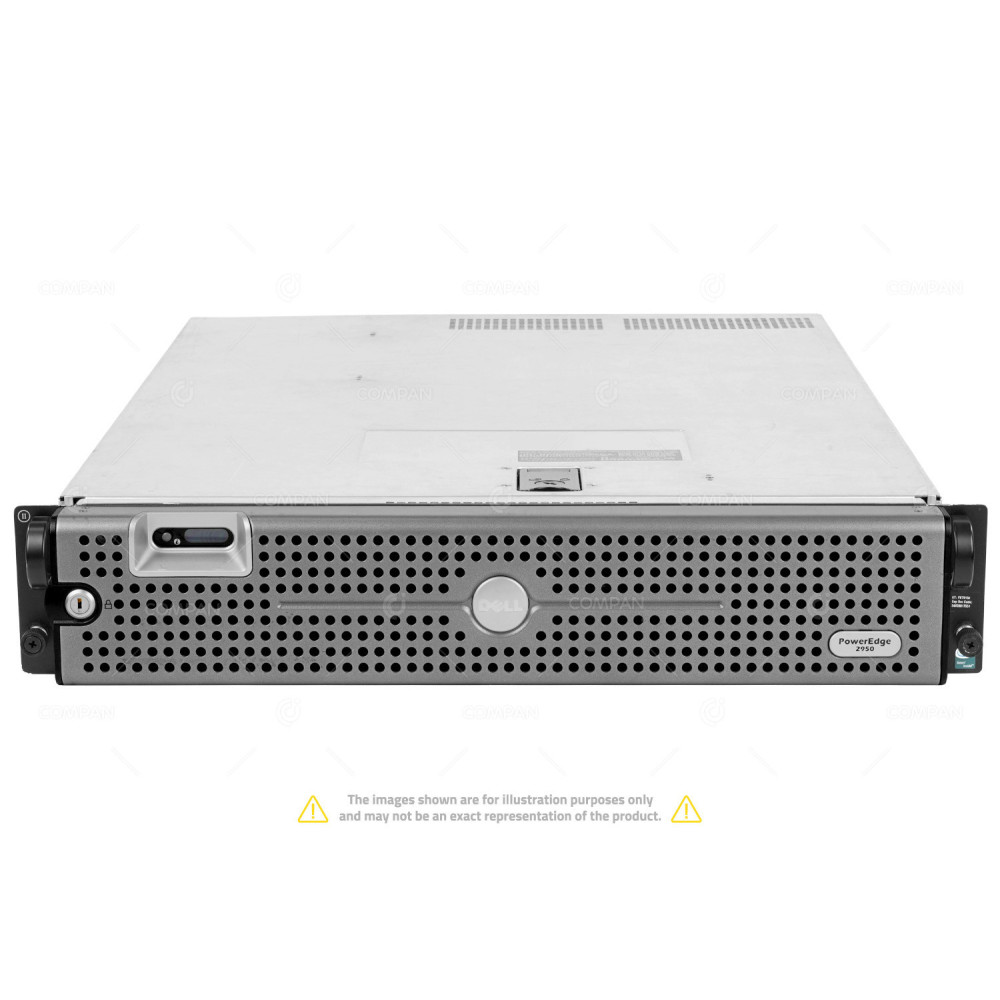 2950-6LFF DELL POWEREDGE 2950 2X INTEL XEON E5345 @ 2.33GHZ(4-CORES) RAM 32GB(8X 4GB DDR2 FB-DIMM )