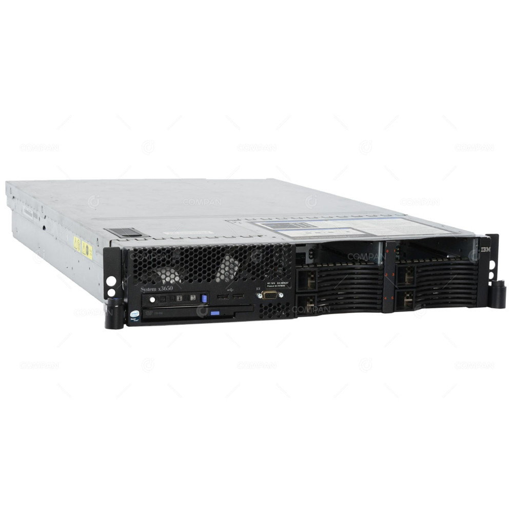 7979-L2G-6LFF IBM IBM SYSTEM X3650  1X INTEL XEON 5140 @ 2.33GHZ(2-CORES) RAM 4GB(2X 2GB DDR2 ) 2X 147GB(2X SAS ) 7979L2G
