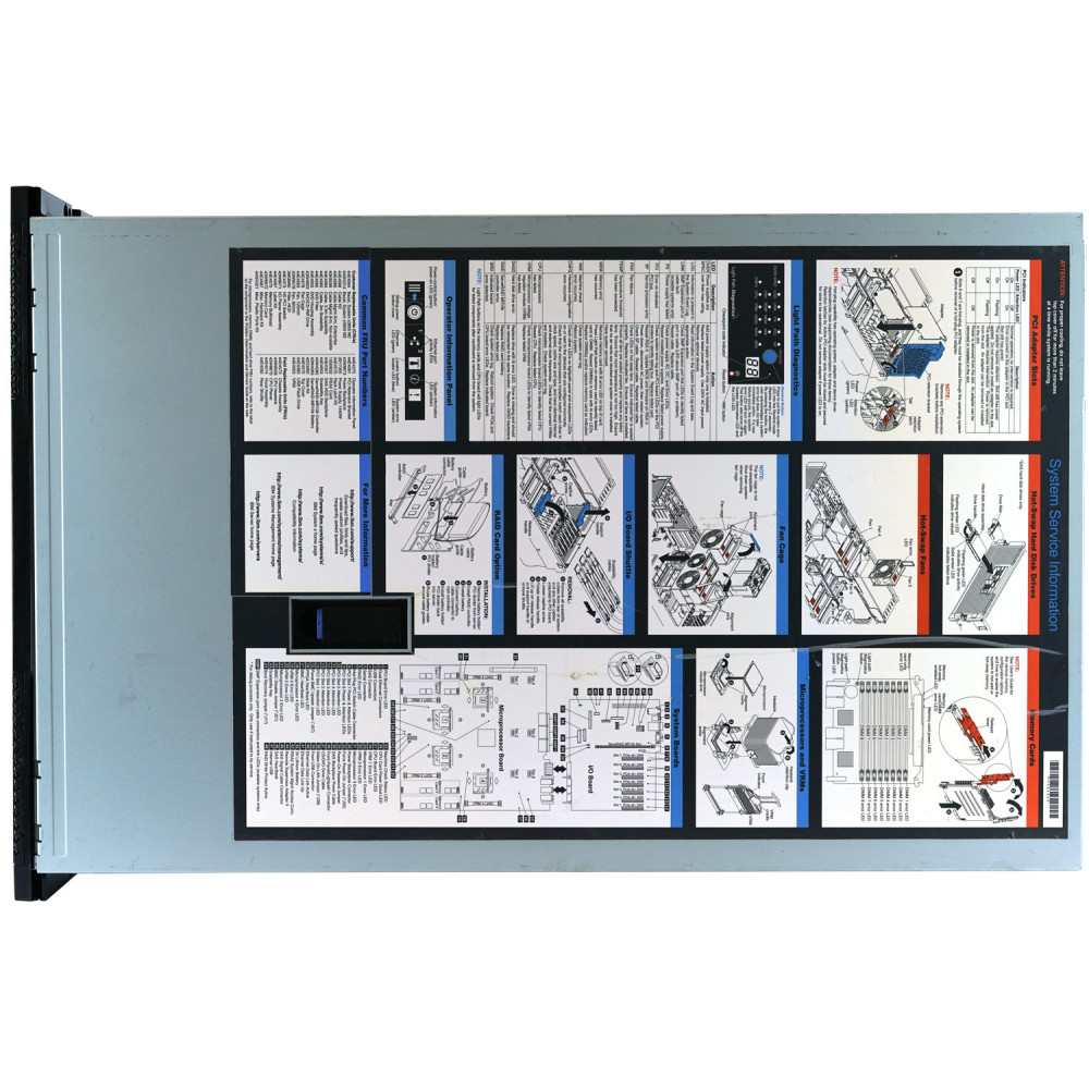 7141-RG-4LFF IBM IBM 3850 M2 / X3950 M2  2X INTEL XEON X7350 @ 2.93GHZ(4-CORES) RAM 32GB(16X 2GB DDR2 ) 7141RG