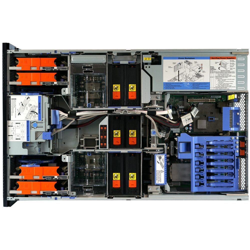 7141-RG-4LFF IBM IBM 3850 M2 / X3950 M2  2X INTEL XEON X7350 @ 2.93GHZ(4-CORES) RAM 32GB(16X 2GB DDR2 ) 7141RG