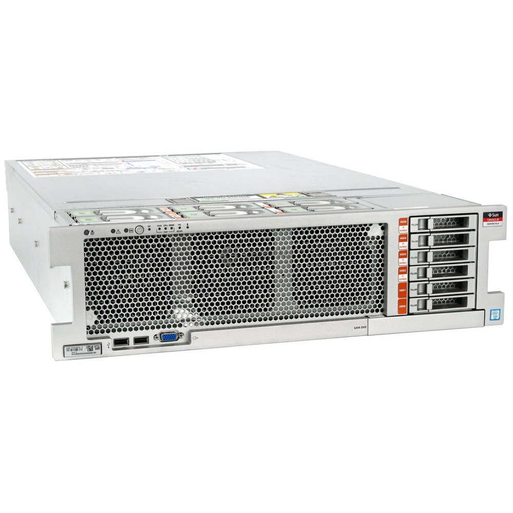 X5-4-6SFF ORACLE CORPORATION ORACLE SERVER X5-4 4X INTEL XEON E7-8895 V3 @ 2.60GHZ RAM 1TIB(64X 16GB  DDR3  64X 1600MHZ ) 1X 8GB(1X USB ) 33827635+3+1