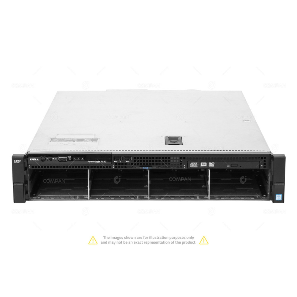 R530-8LFF DELL POWEREDGE R530 2X INTEL XEON E5-2603 V4 @ 1.70GHZ RAM 32GB(2X 16GB  DDR4  2X 2400MHZ ) 2X 1TB(2X SATA )