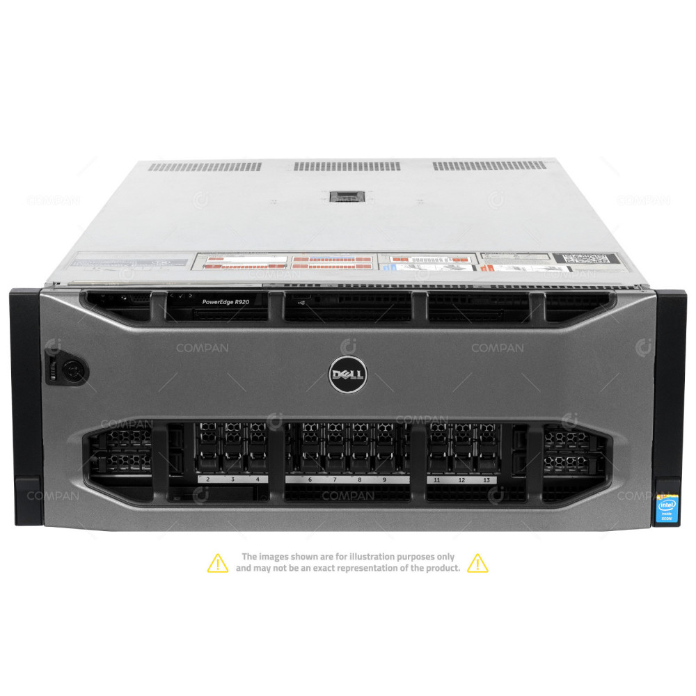 R920-16SFF-8PCIE DELL POWEREDGE R920 4X INTEL XEON E7-4880 V2 @ 2.50GHZ RAM 1TIB(64X 16GB  DDR3  64X 1600MHZ ) 10X 900GB(10X SAS )