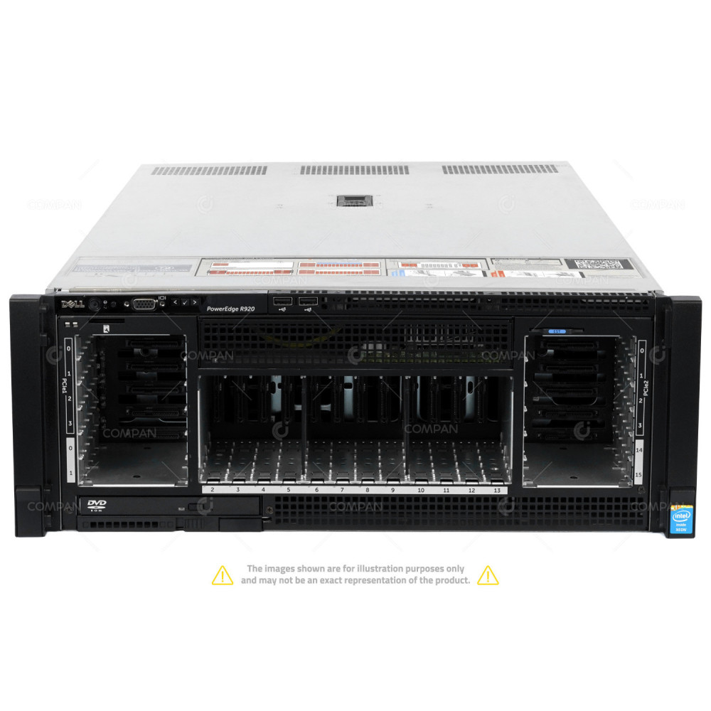 R920-16SFF-8PCIE DELL POWEREDGE R920 4X INTEL XEON E7-4880 V2 @ 2.50GHZ RAM 1TIB(64X 16GB  DDR3  64X 1600MHZ ) 10X 900GB(10X SAS )