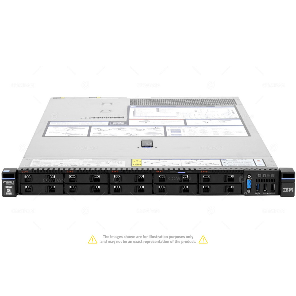 X3550 M5-10SFF LENOVO SYSTEM X3550 M5:  1X INTEL XEON E5-2630L V3 @ 1.80GHZ RAM 16GB(2X 8GB  OTHER  2X 2133MHZ ) 2X 600GB2X 300GB(4X SAS ) 5463-AC1