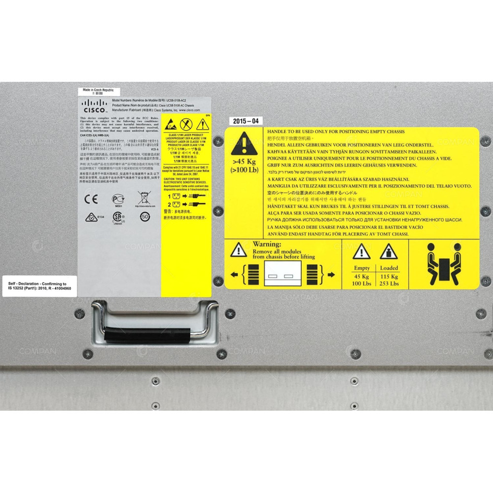 UCS-SPL-5108-AC2 CISCO UCS 5108 BLADE SERVER CHASSIS UCS 5108