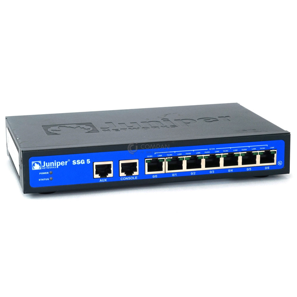 SSG-5-SB JUNIPER 7 PORT TX/RX 10/100 SECURITY APPLIANCE GATEWAY SSG 5, SSG-5-SH