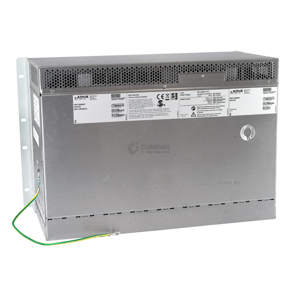 FSP 3000R7 ADVA FSP 3000R7 OPEN OPTICAL TRANSPORT SWITCH CHASSIS SH7HU, 2AC-HP&SCU, 1078700005-02, 2078700005-B4, 2078700101-04, 0078700101