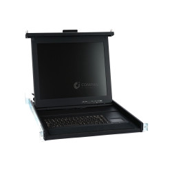 091-000-091 EMC VMAX KVM KEYBOARD VIDEO MONITOR 15' RACKMOUNT SYSTEM -