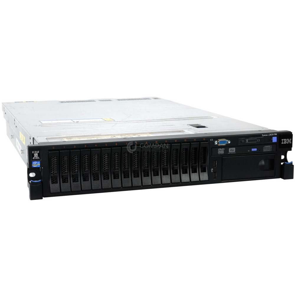 X3650 M4-16SFF IBM SYSTEM X3650 M4  2X INTEL XEON E5-2650 0 @ 2.00GHZ RAM 32GB(4X 8GB  DDR3  4X 1333MHZ ) 11X 300GB4X 600GB(15X SAS ) 7915-E5G