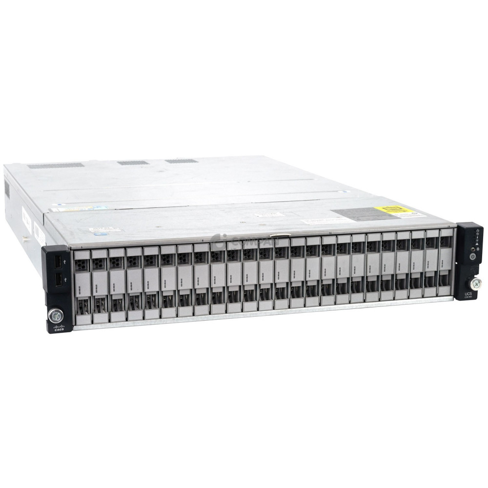 UCS C24 M3-24SFF CISCO SYSTEMS INC UCSC-C24-M3S2 1X INTEL XEON E5-2420 V2 @ 2.20GHZ RAM 80GB(5X 16GB  DDR3  5X 1600MHZ ) 2X 600GB(2X SAS ) UCSC-C24-M3S2, 74-11152-03