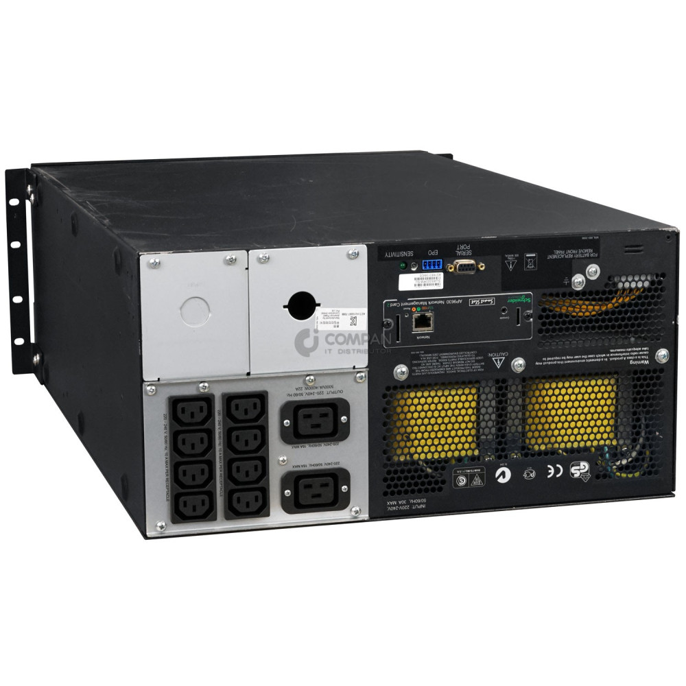 SUA5000RMI5U APC 5U SMART-UPS LINE-INTERACTIVE 5000 VA 10 AC OUTLET(S) WITHOUT BATTERIES -