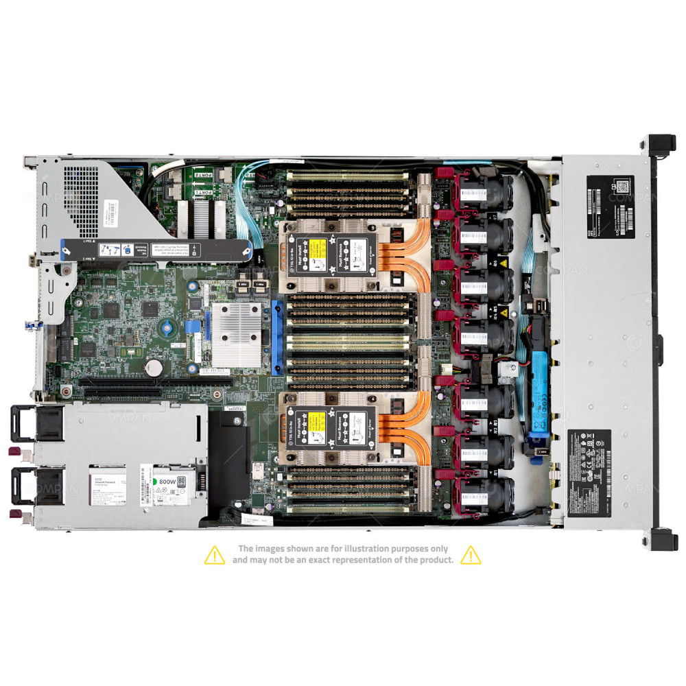 DL360 G10-8SFF HPE PROLIANT DL360 GEN10 2X INTEL XEON SILVER 4110 @ 2.10GHZ RAM 128GB(2X 64GB  DDR4  2X 2666MHZ ) 2X 800GB(2X SAS 2X SSD ) 867959-B21