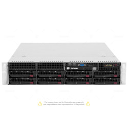 CSE-825-8LFF SUPERMICRO X10DRH 2X INTEL XEON E5-2620 V4 @ 2.10GHZ RAM 64GB(4X 16GB  DDR4  4X 2400MHZ ) 8X 6TB(8X SATA )