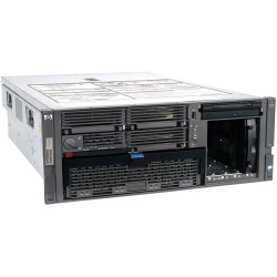 DL580 G3-4LFF HP PROLIANT DL580 G3 4X INTEL XEON MP @ 3.16GHZ RAM ( DDR - SYNCHRONOUS  4X 400MHZ ) () 293765-001