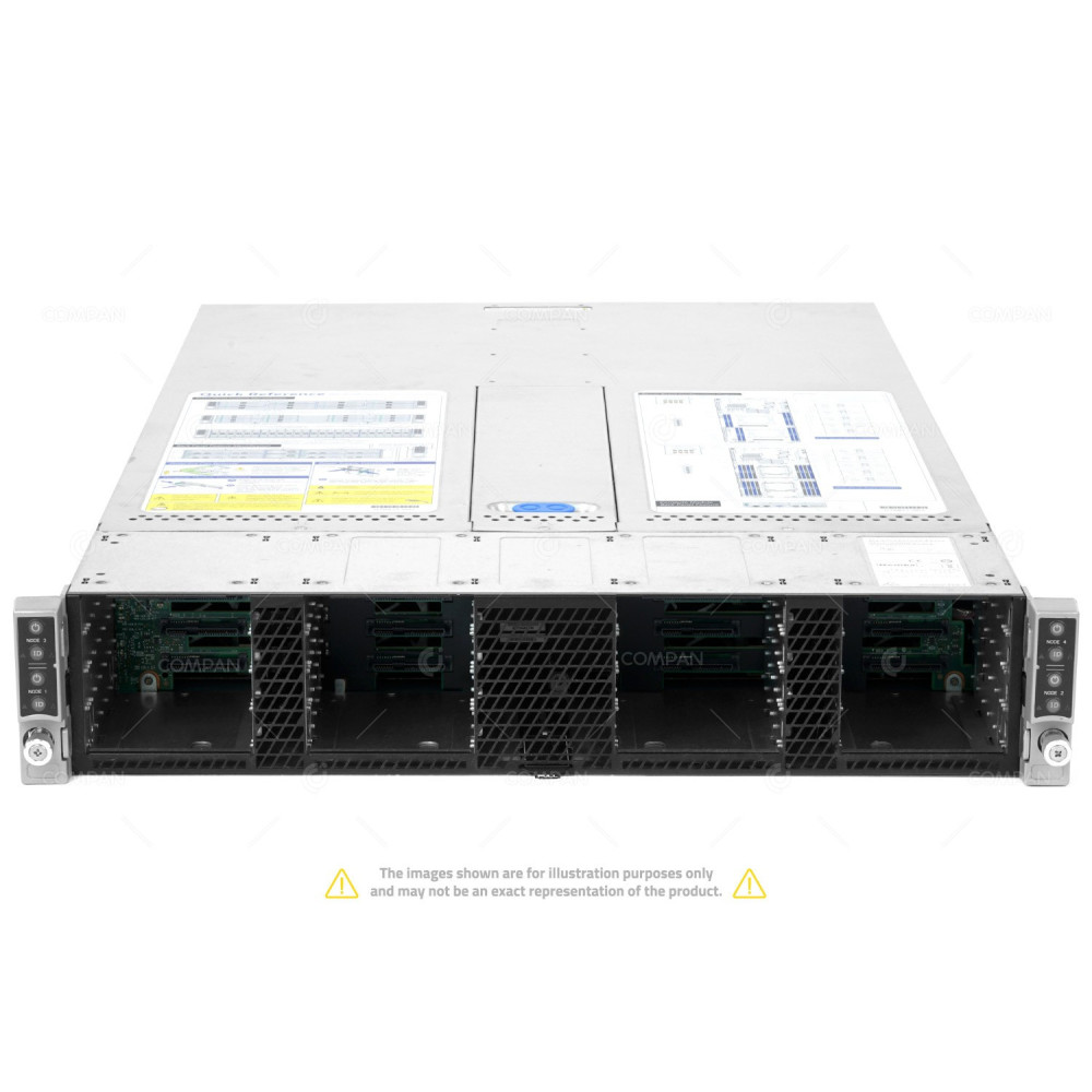 H2216XXKR2 INTEL 16-BAY SFF 4-NODE SYSTEM WITH 2 PSU LKP2216KXXXX182, J50420-001, H2000, H90985-003