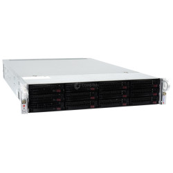 CSE-829U-12LFF SUPERMICRO SYS-6028U-TR4+-04-NE010 2X INTEL XEON E5-2667 V4 @ 3.20GHZ RAM 512GB(16X 32GB  DDR4  16X 2400MHZ ) 2X 2TB1X 800GB(2X NVME 1X SATA 1X SSD ) 829U-10, 6028U-TR4+