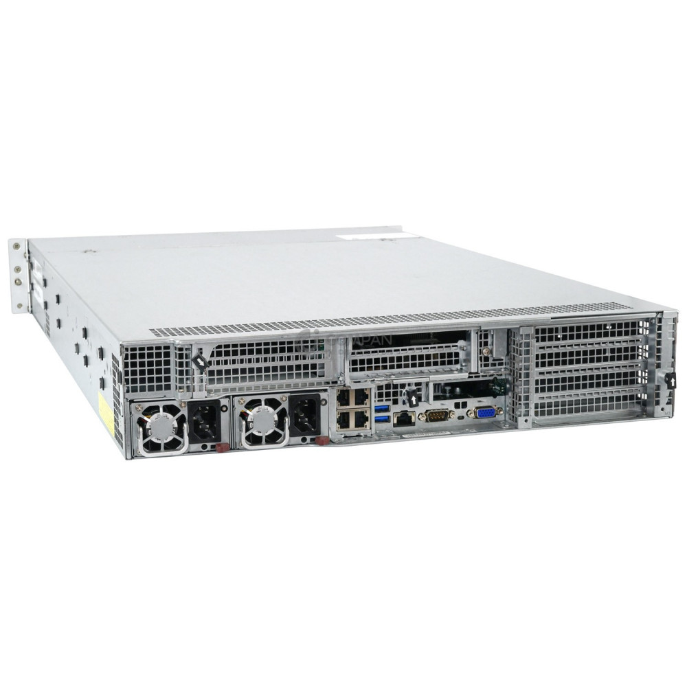 CSE-829U-12LFF SUPERMICRO SYS-6028U-TR4+-04-NE010 2X INTEL XEON E5-2667 V4 @ 3.20GHZ RAM 512GB(16X 32GB  DDR4  16X 2400MHZ ) 2X 2TB1X 800GB(2X NVME 1X SATA 1X SSD ) 829U-10, 6028U-TR4+