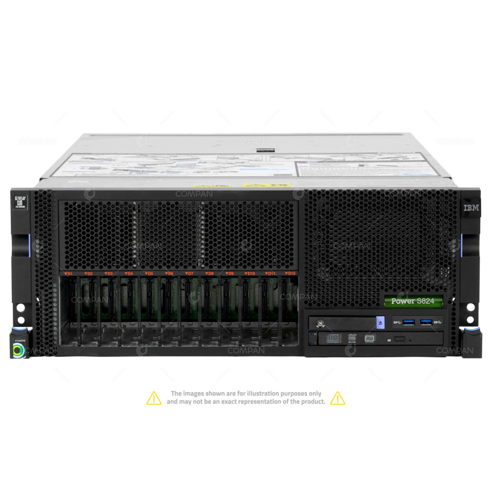 S824-12SFF IBM POWER SYSTEM S824 SERVER PSERIES POWER8 8286-42A