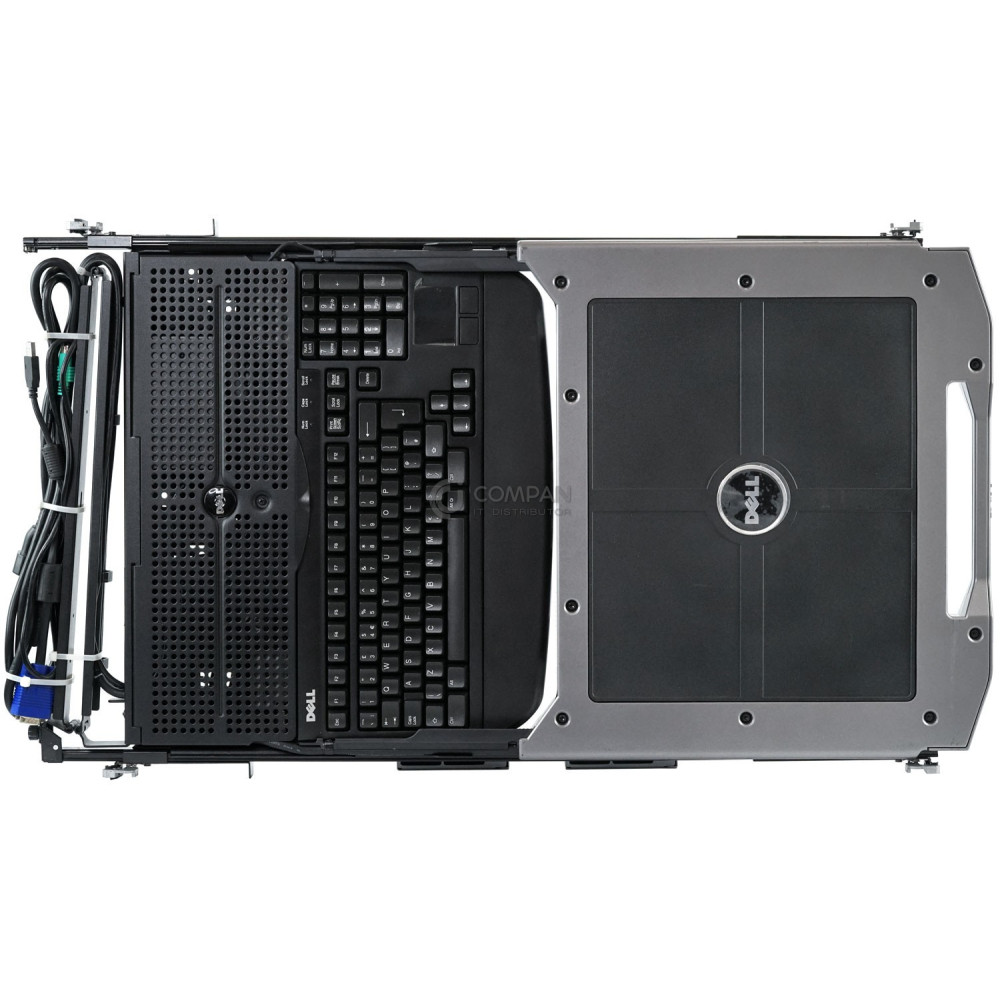 HP535 DELL 1U 17' KVM RACK CONSOLE (ES) SCRATCHED 0HP535, CU464