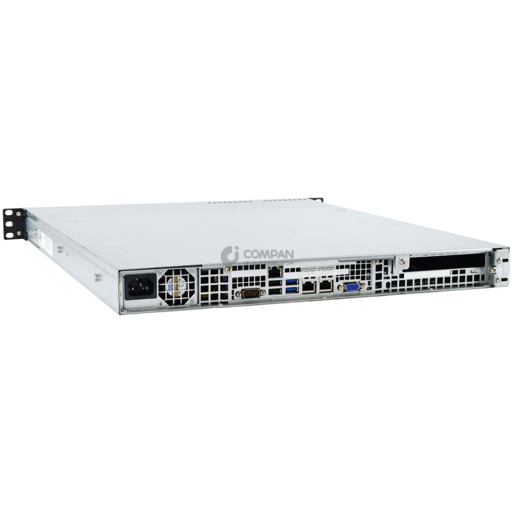 CSE-111-4SFF SUPERMICRO SUPER SERVER 1X INTEL XEON E3-1230 V5 @ 3.40GHZ RAM 8GB(1X 8GB  DDR4  1X 2400MHZ ) 2X 150GB(2X SATA 2X SSD ) CSE-111LT-330CB