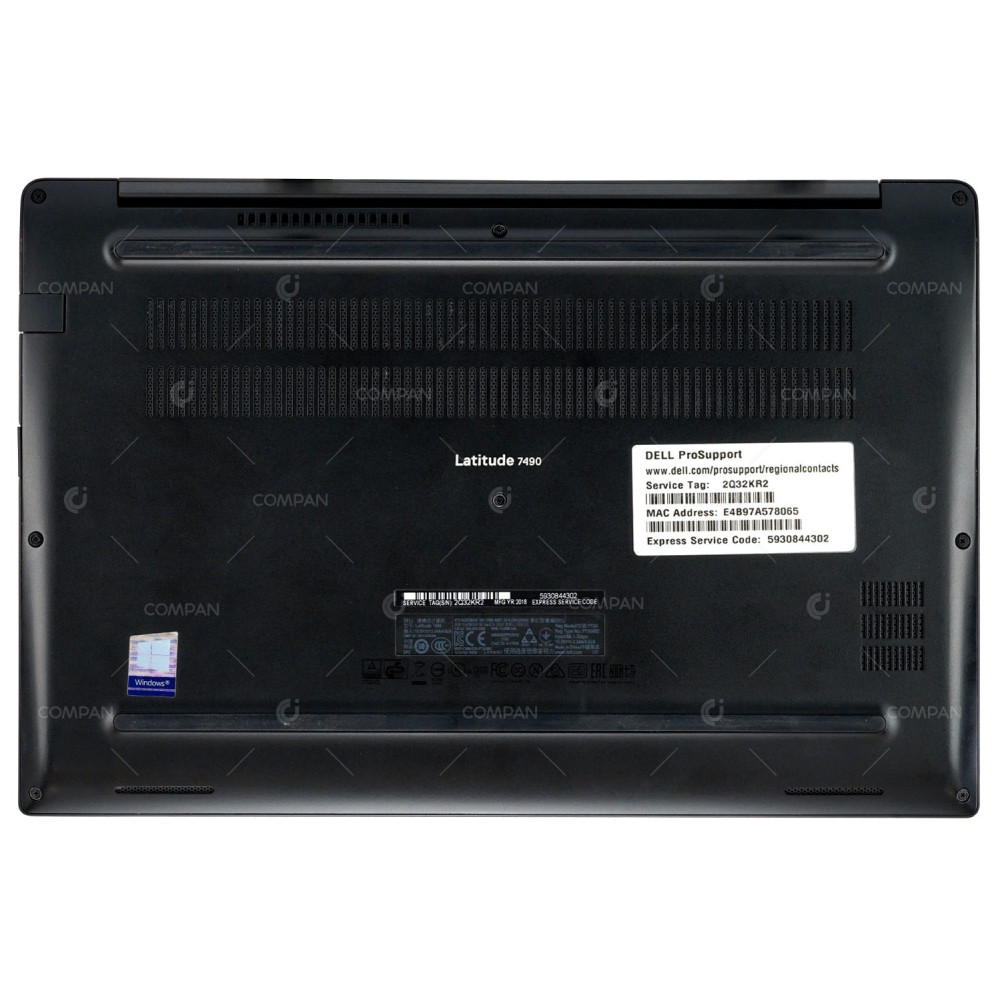 LATITUDE 7490 DELL LATITUDE 7490 1X INTEL CORE I7-8650U @ 1.90GHZ RAM 16GB(1X 16GB  DDR4  1X 2400MHZ ) 1X 512GB(1X NVME ) 081C