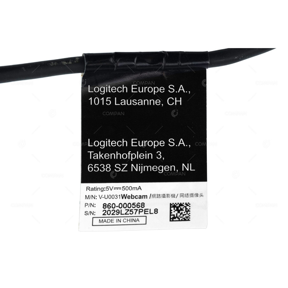 860-000568 LOGITECH C930E FULL HD BUSINESS WEBCAM V-U0031, C930 E