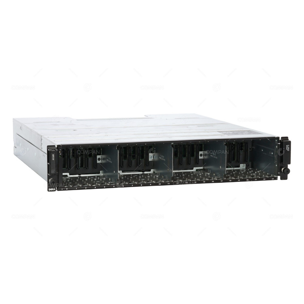 SC120 DELL CENTER SC120 EXPANSION ENCLOSURE 24 BAY 2.5 SFF STORAGE 0XM3KX, XM3KX, E03J, E03J001, FW08T
