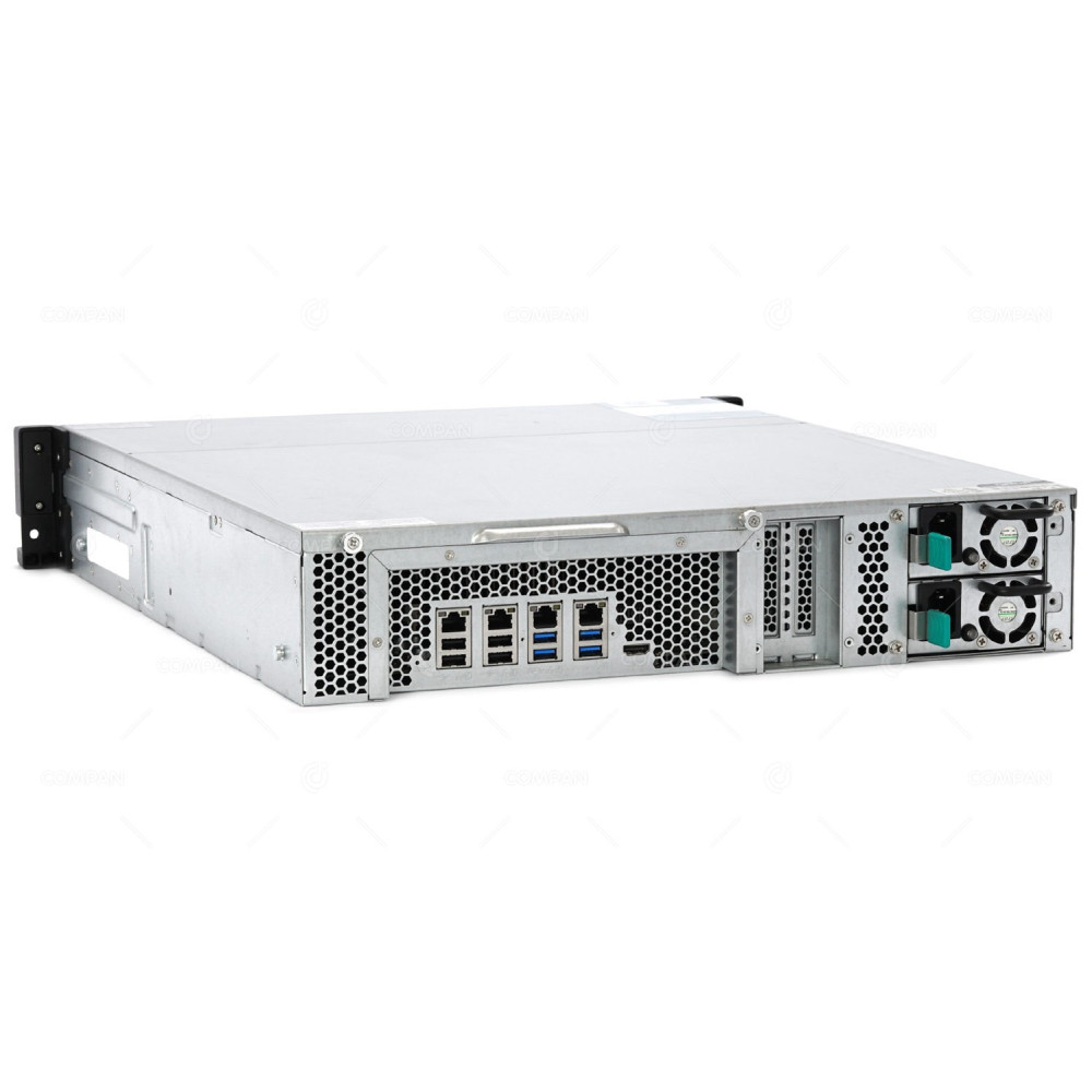 TVS-1271U-RP QNAP SYSTEMS TVS-1271U-RP 12 BAY LFF SATA NAS SERVER 72TB 9X 8TB 52100-002162-RS